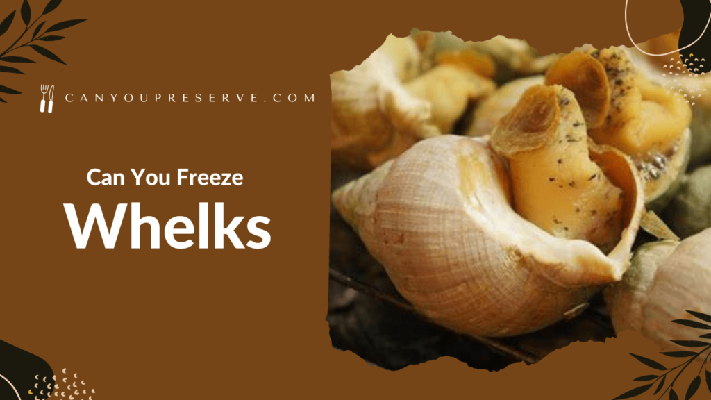 Can You Freeze Whelks? How To Freeze Fresh & Cooked Whelks