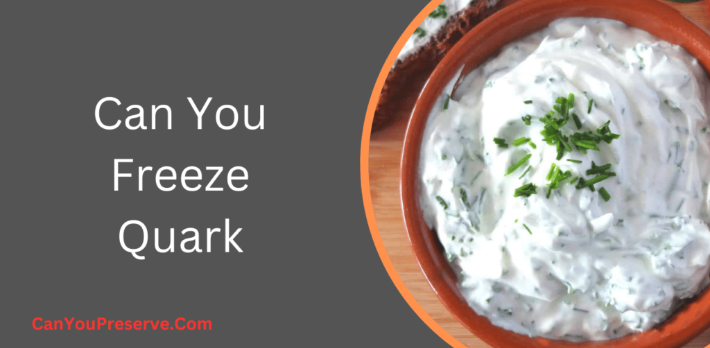 Can You Freeze Quark? How To Freeze & Defrost Quark? Can You Refreeze Quark? Can You Preserve