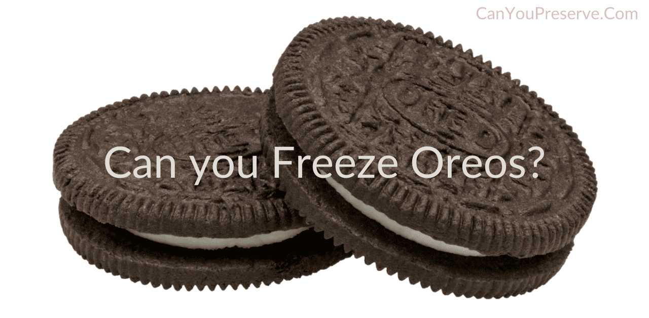 Can you Freeze Oreos