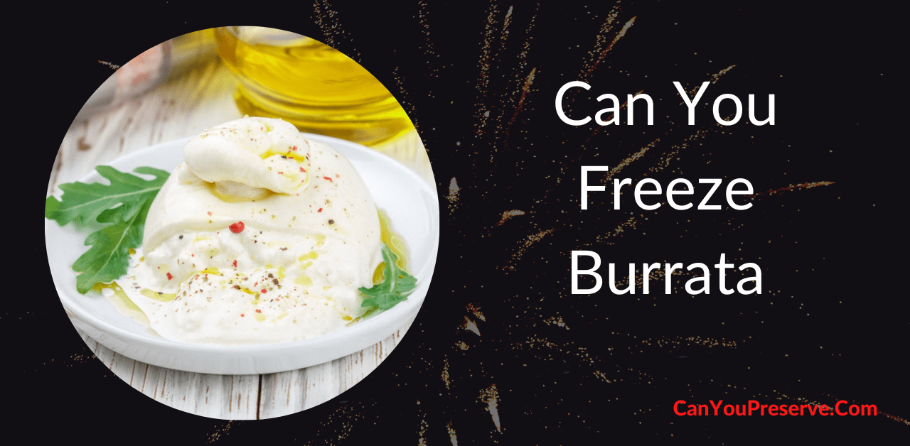 Can You Freeze Burrata